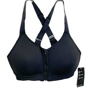 ID Ideology Zip-Front High Impact Sports Bra MEDIUM (22-AL)
